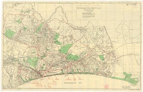 Bournemouth street plan. (Road index on reverse side)... This map is ...