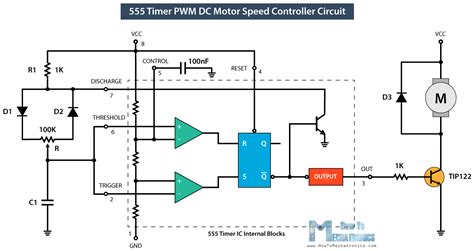 I am attempting to recreate a circuit for a PWM, to control a 6v dc motor's speed - Electrical ...