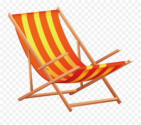 Clipart Chair Garden Chair Clipart - Sun Lounger Clip Art Emoji,Rocking ...