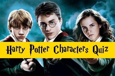 Harry Potter Characters Quiz - Only For Potterheads! - Quizondo