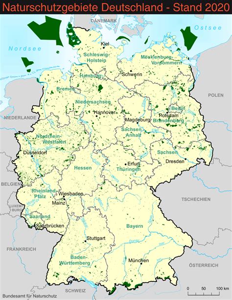 Nature reserves in Germany - Maps on the Web