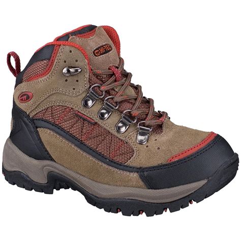 Kids' HI - TEC® Monsoon Trail Mid Waterproof Hiking Shoes - 138732, Hiking Boots & Shoes at ...