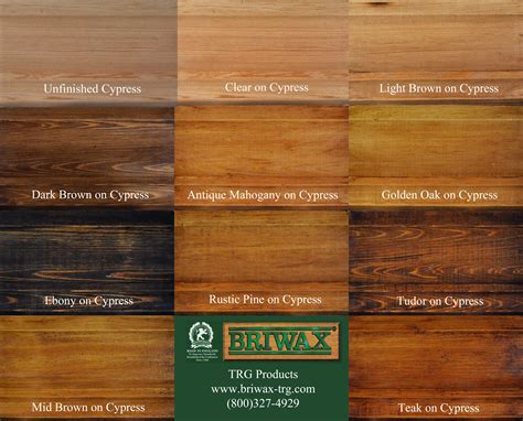 I made some sample boards of all... - Briwax - TRG Products