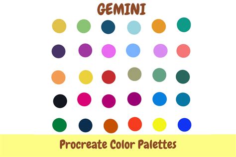 Gemini Color Chart