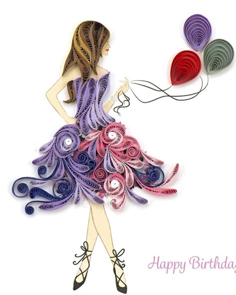 Happy Birthday Girl Greeting Card