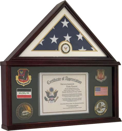 Amazon.com - DECOMIL - Large Military Shadow Box Frame Memorial Burial ...