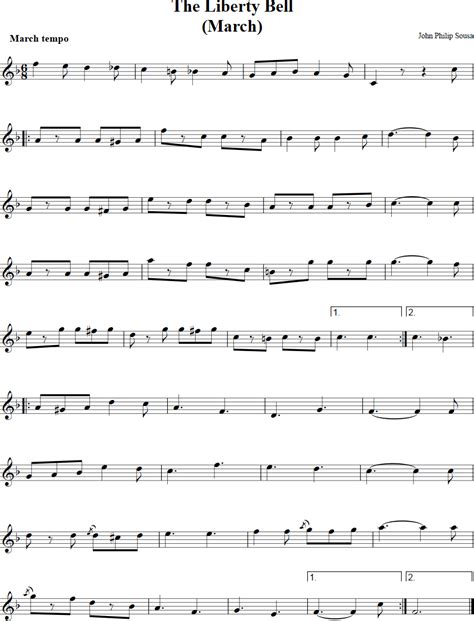 The Liberty Bell | Free Violin Sheet Music