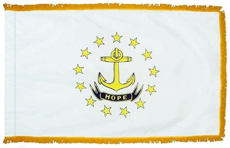 Rhode Island State Flag Indoor 5' x 8'| Rhode Island Flag | State of Rhode Island Flag