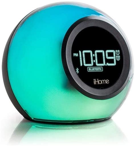 Bluetooth Color-Changing Dual Alarm Clock Radio with Speakerphone - Walmart.com - Walmart.com