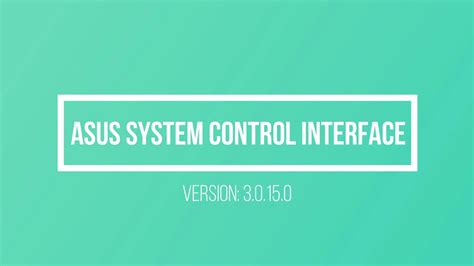 Asus System Control Interface