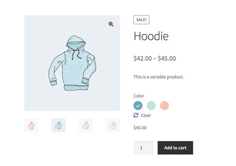 Display WooCommerce Variations as Radio Buttons