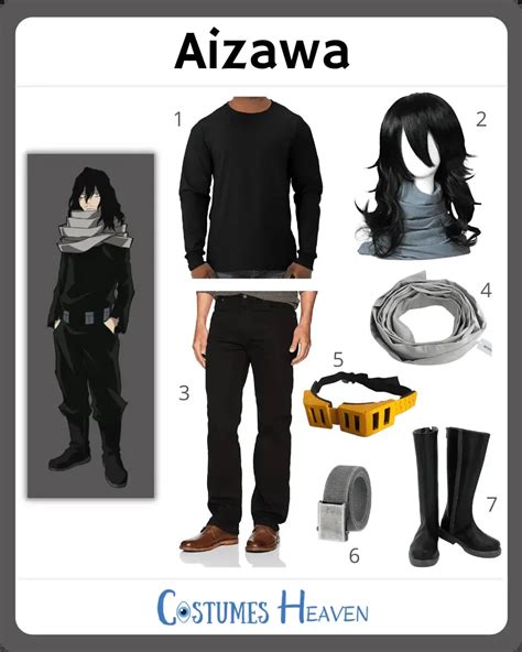 Aizawa (My Hero Academia) Cosplay For Cosplay & Halloween 2024