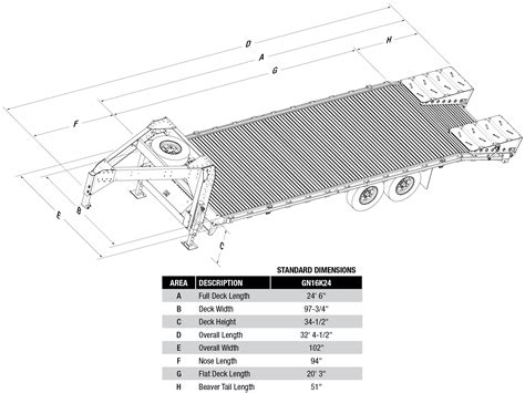 15.9K Gooseneck Equipment Trailers | MH EBY