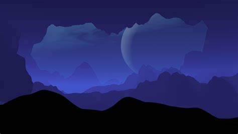 1280x2120 Blue Minimalist Alien Landscape iPhone 6+ ,HD 4k Wallpapers,Images,Backgrounds,Photos ...