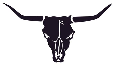 Steer Skull Logo by Miss Katlyn Dickinson | Cow skull art, Bull skulls, Skull silhouette