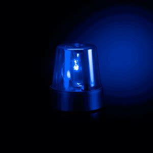 7 Inch Police Beacon Light in Blue | GlowUniverse.com