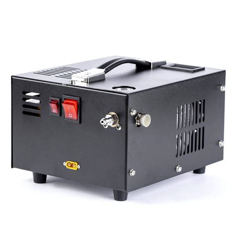 Buy 12v portable PCP air compressor 4500psi/300bar 12v DC or 110v AC with power supply oil free ...