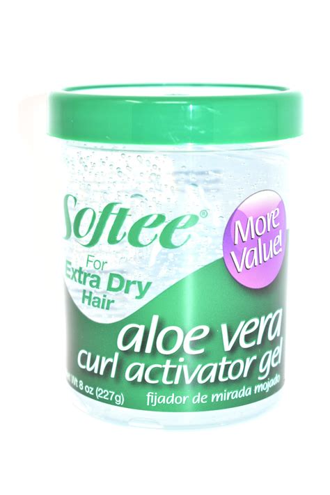 Softee Aloe Vera Curl Activator Gel, 8 oz. | Extra dry hair, Curl ...