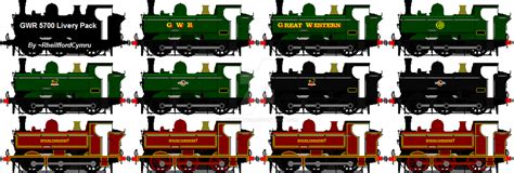 .:GWR 5700 Livery Pack:. by AferVentus on DeviantArt