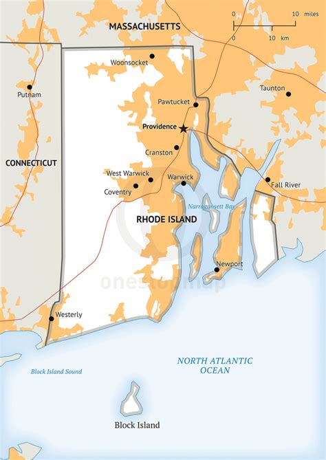 Rhode Island Map Cities And Towns Fresh Ri Of Rhode Island Map ...