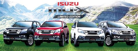 Isuzu mu-X limited edition colors Philippines