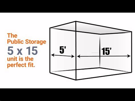 5x15 Storage Unit Size Guide - YouTube