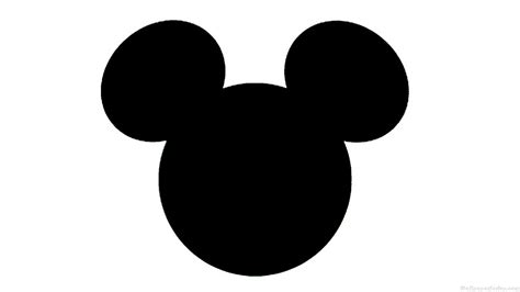 Printable Mickey Mouse Head
