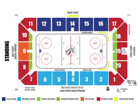 Seating Map – Sudbury Wolves