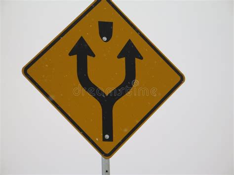 Split road sign stock photo. Image of meridian, direction - 6805392