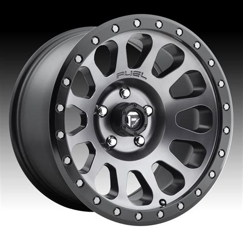 Fuel Vector D601 Anthracite Black Ring Custom Truck Wheels Rims - Fuel ...