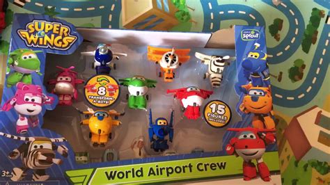 Super Wings Toys | World Airport Crew Collector Pack - YouTube