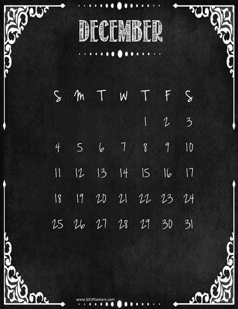 December 2020 Calendar | Many designs available | Instant download