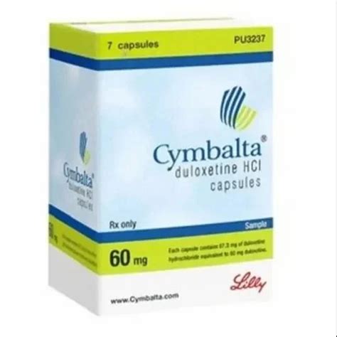 Cymbalta Duloxetine Hcl 60 Mg Capsule, Prescription, Treatment: Anxiety at Rs 2350/box in Navi ...