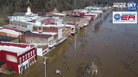 Flooding in Pomeroy, Ohio, area captured by SkyTeam | WCHS