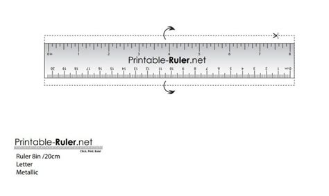 Printable Inch Ruler A4 | Printable Ruler Actual Size