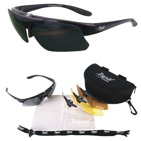 Prescription Cycling Sunglasses USA| Glasses With Rx Optical Adaptor additional lenses