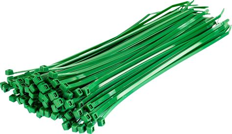 1,000 Bulk Pack of Green Cable Ties - 200mm x 4.8mm – 8” High Quality Premium Strong Nylon Zip ...