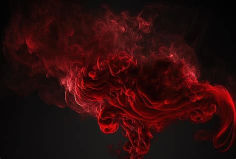 Premium AI Image | With copy space a red smoke overlay texture moves