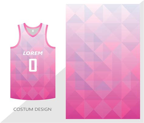 basketball jersey pattern design template. pink abstract background for fabric pattern ...