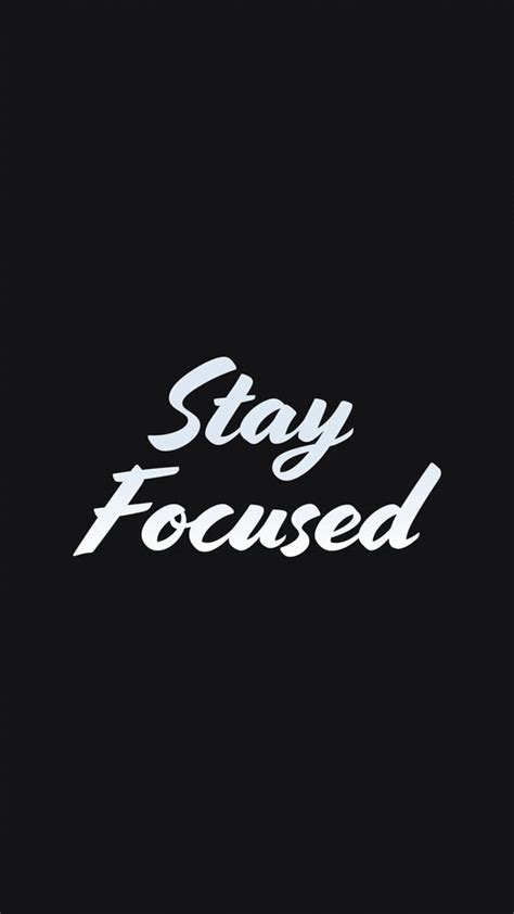 Stay Focused Wallpaper - iXpap