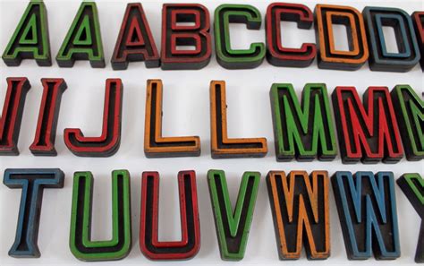 Vintage Small Plastic Alphabet Letters sold separately | Etsy