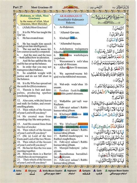 HOLY QURAN WITH COLOR CODED TAJWID AND TRANSLITERATION