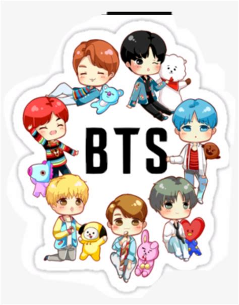 Stickers Galleryneed Beginner Deadpool Drawings Chibi - Bts Chibi Stickers Png - Free ...