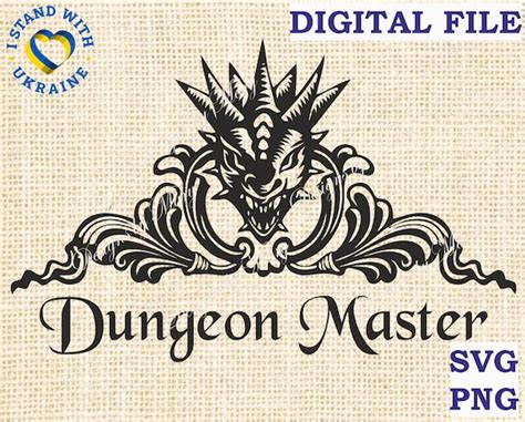 Dungeon Master Svg Dungeons and Dragons Svg Dnd Shirt Svg - Etsy