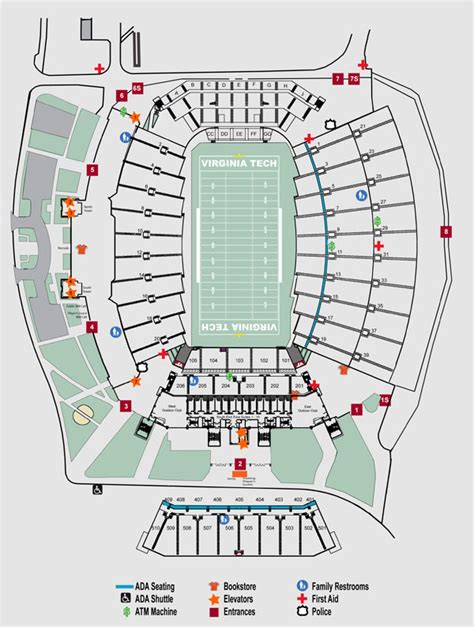 Lane Stadium - Facts, figures, pictures and more of the Virginia Tech ...