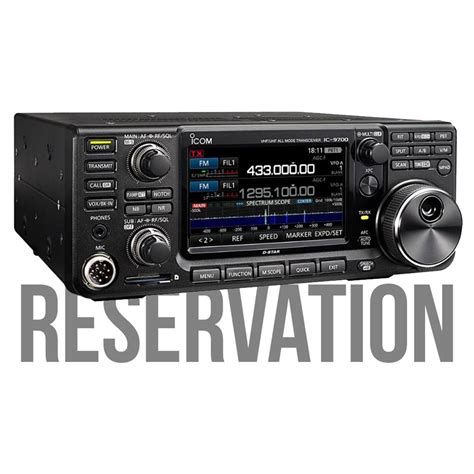 ICOM IC-9700 ICOM IC-9700 VHF/UHF/1.2 GHz Transceiver Reservations | DX ...