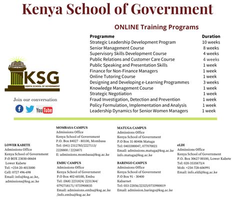 The School has harnessed the... - Kenya School of Government