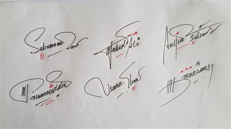 √ Signatures Of Famous People