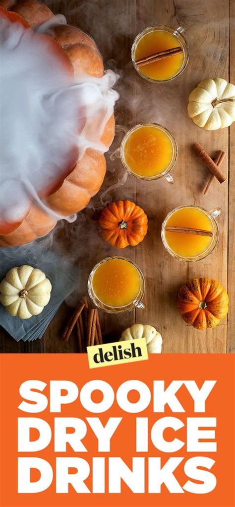 8 Easy Dry Ice Drinks - Cocktails with Dry Ice for Halloween—Delish.com