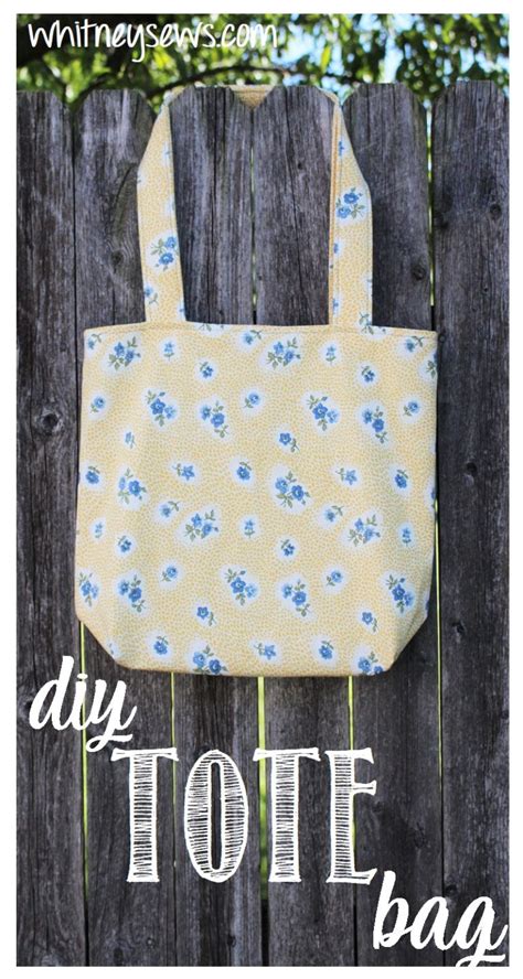 EASY Lined Tote Bag - Whitney Sews